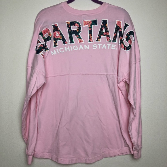 Tops - Michigan state Spartans floral longsleeve shirt 13